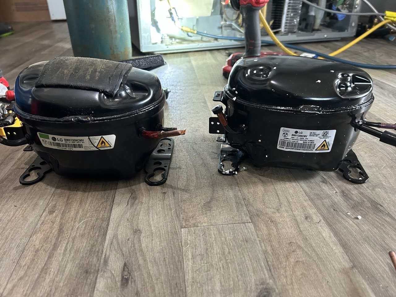 LG compressor replacement