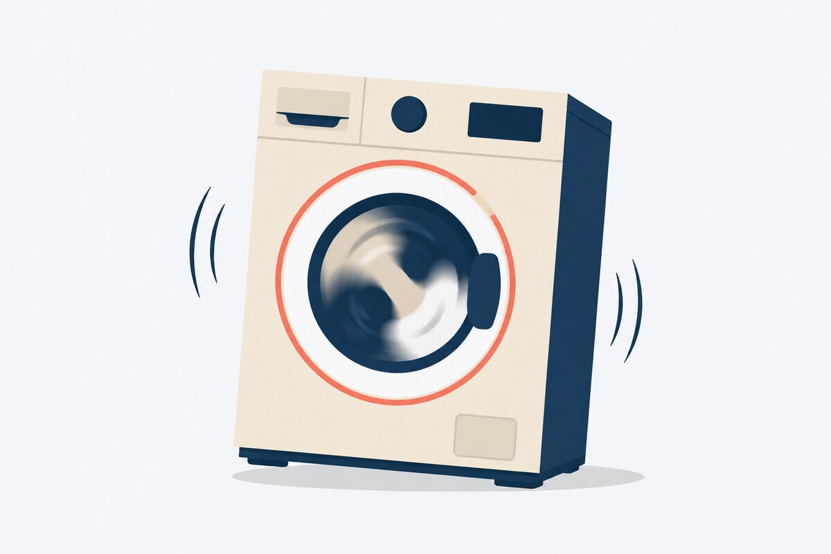 Worn drum bearing removed from a washing machine